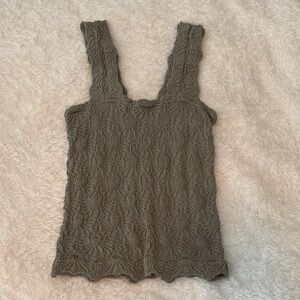 Altar'd State Olive Textured Tank Top